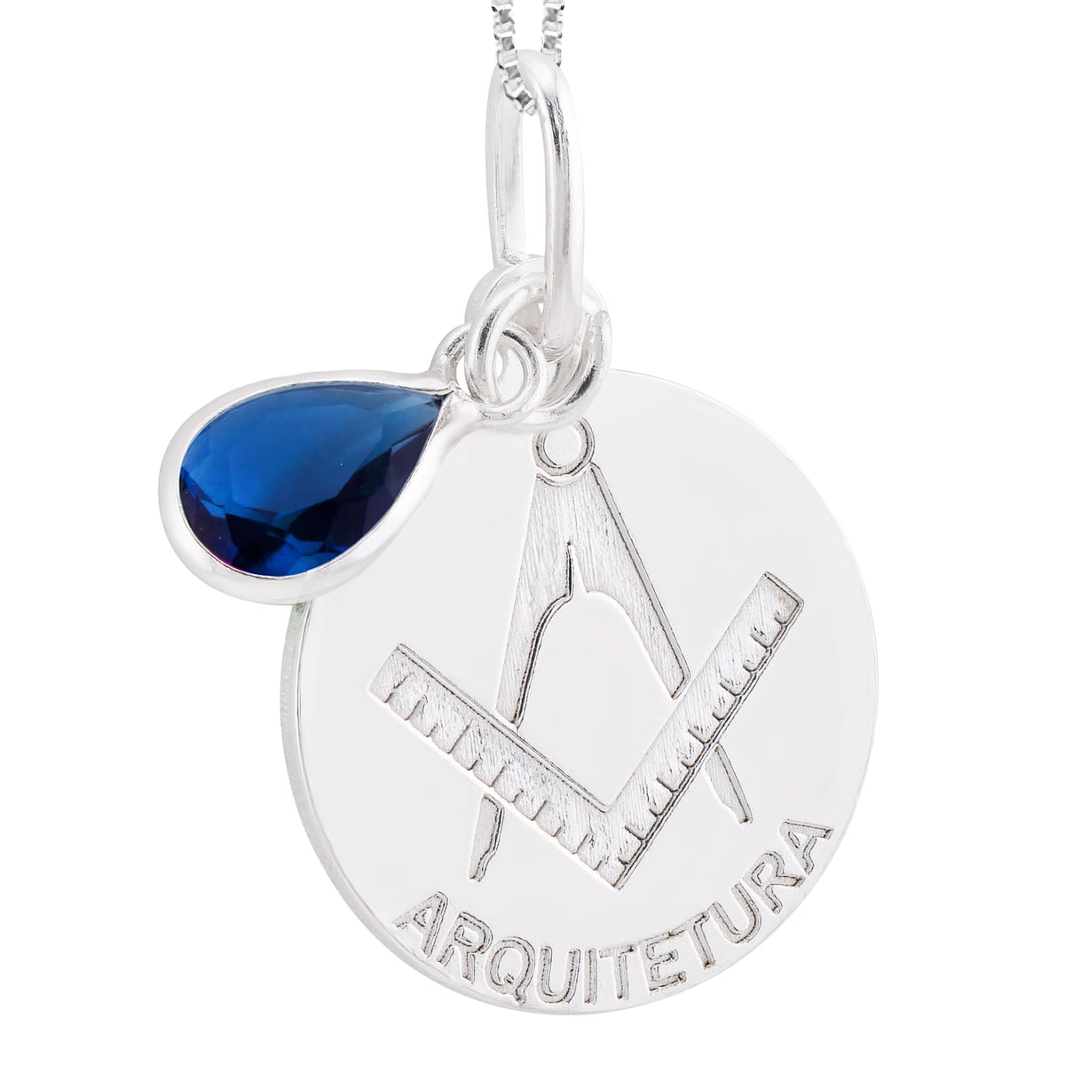 Pingente Prat Medalha 13mm Profissão e Cursos Arquitetura