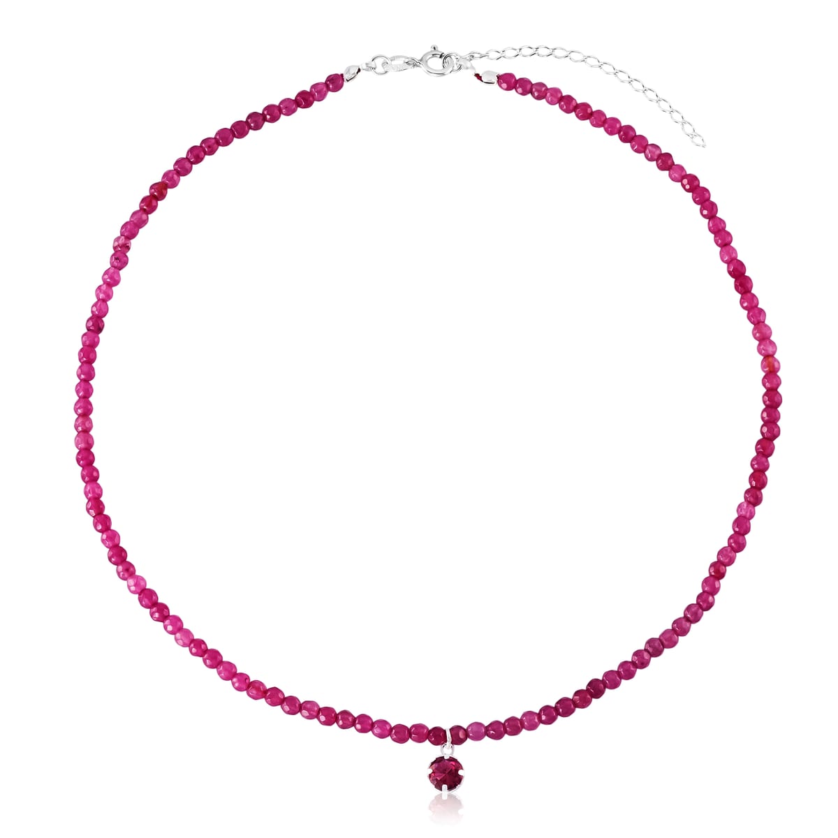 Gargantilha Choker de Pedras Pink
