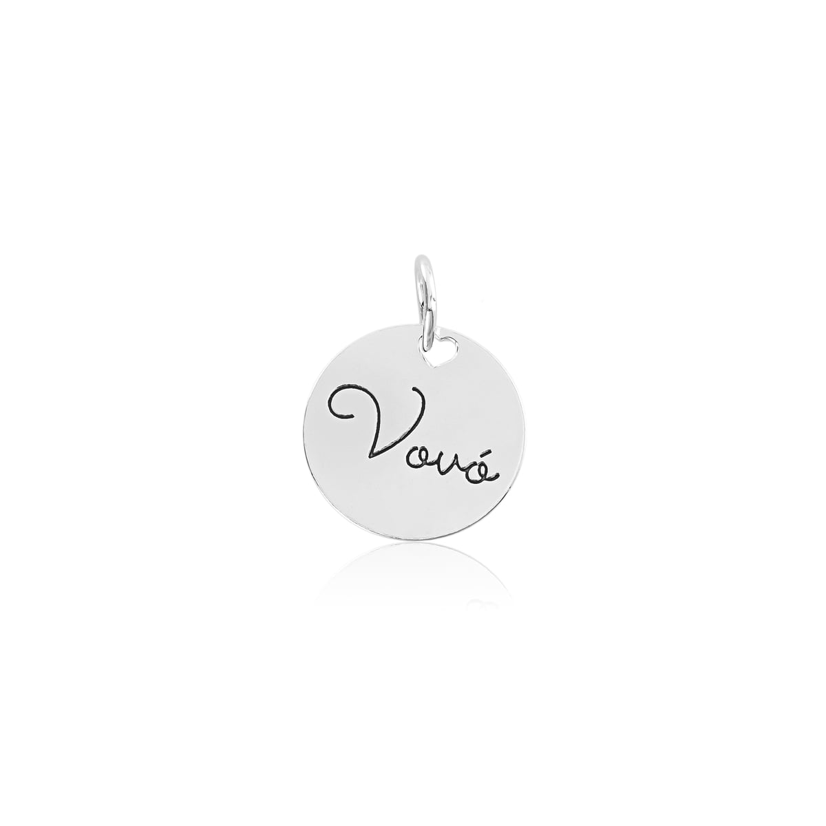 Pingente Prata 925 Placa "VOVÓ"