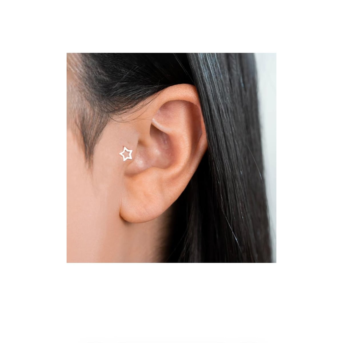 Piercing Estrela Vazada